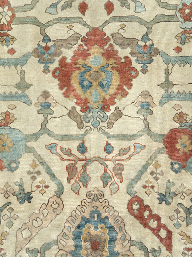 Modern Turkish Oushak Carpet, No.28338 - Gsblank