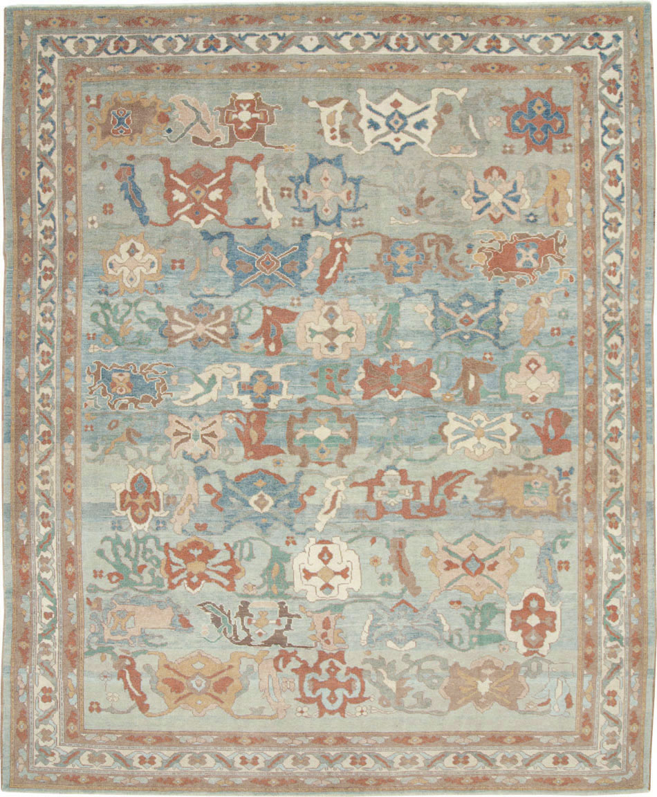 Modern Turkish Oushak Carpet, No.28340 - Gsblank