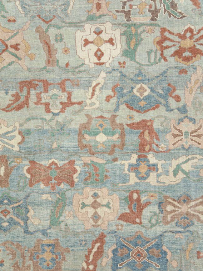 Modern Turkish Oushak Carpet, No.28340 - Gsblank