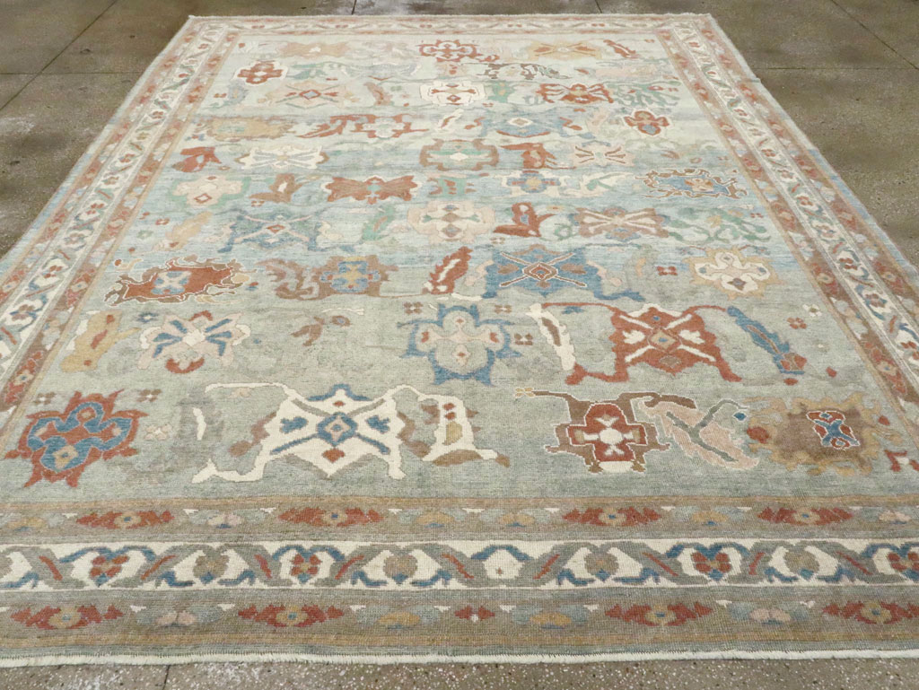 Modern Turkish Oushak Carpet, No.28340 - Gsblank