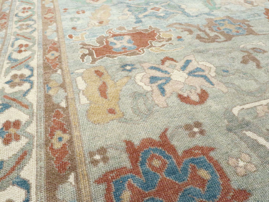 Modern Turkish Oushak Carpet, No.28340 - Gsblank