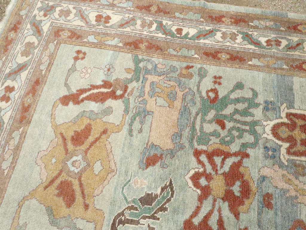 Modern Turkish Oushak Carpet, No.28340 - Gsblank