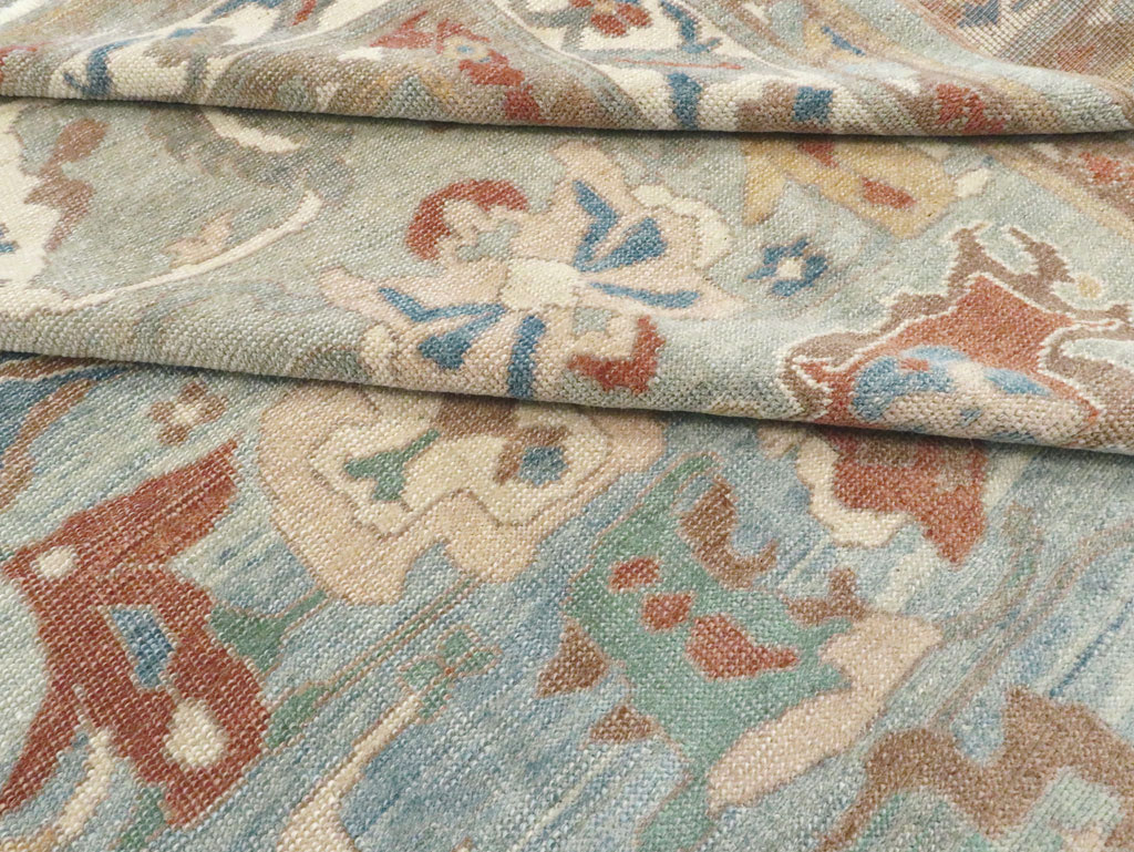 Modern Turkish Oushak Carpet, No.28340 - Gsblank