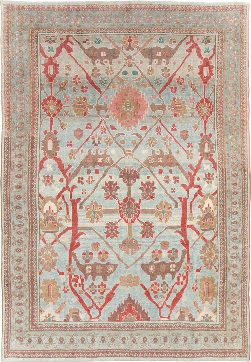 Modern Turkish Oushak Style Carpet, No.28341 - Gsblank