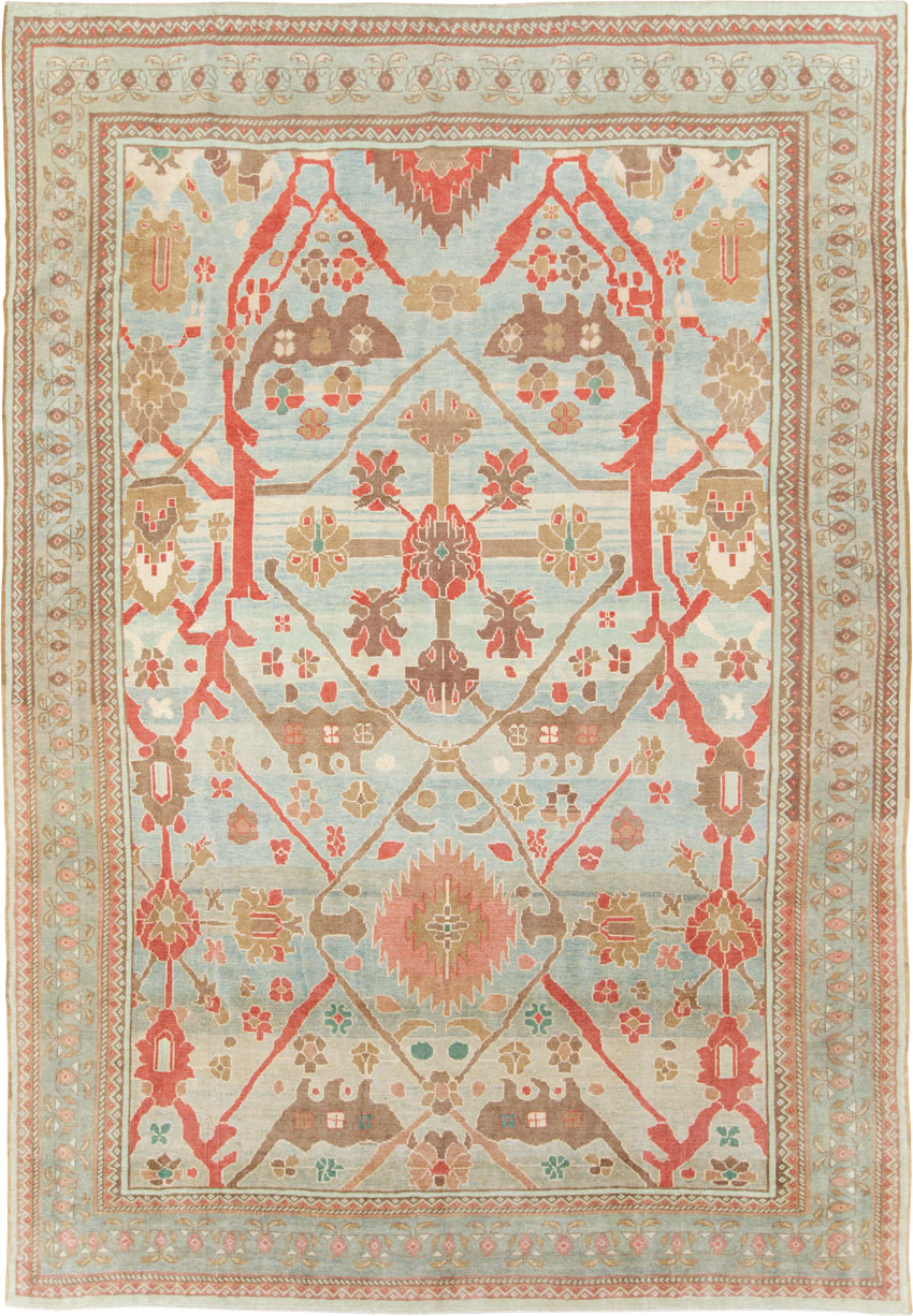 Modern Turkish Oushak Style Carpet, No.28341 - Gsblank