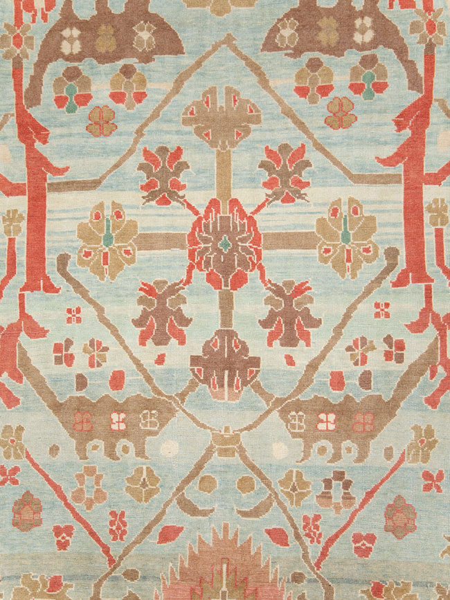 Modern Turkish Oushak Style Carpet, No.28341 - Gsblank