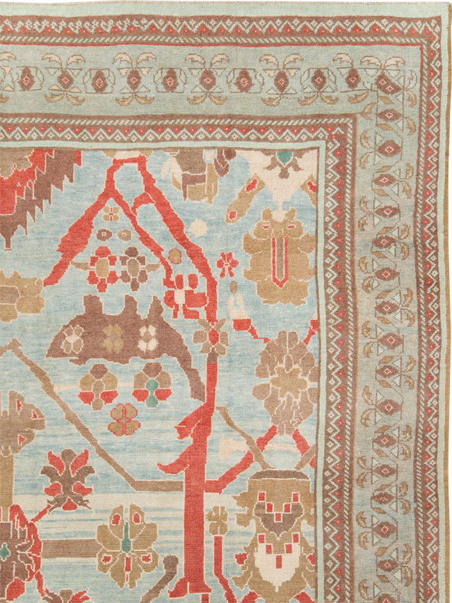 Modern Turkish Oushak Style Carpet, No.28341 - Gsblank