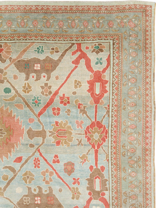 Modern Turkish Oushak Style Carpet, No.28341 - Gsblank