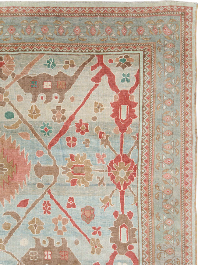 Modern Turkish Oushak Style Carpet, No.28341 - Gsblank