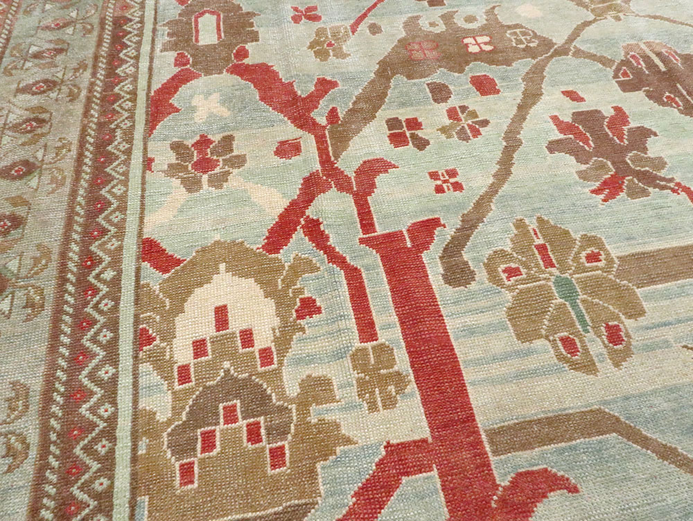 Modern Turkish Oushak Style Carpet, No.28341 - Gsblank