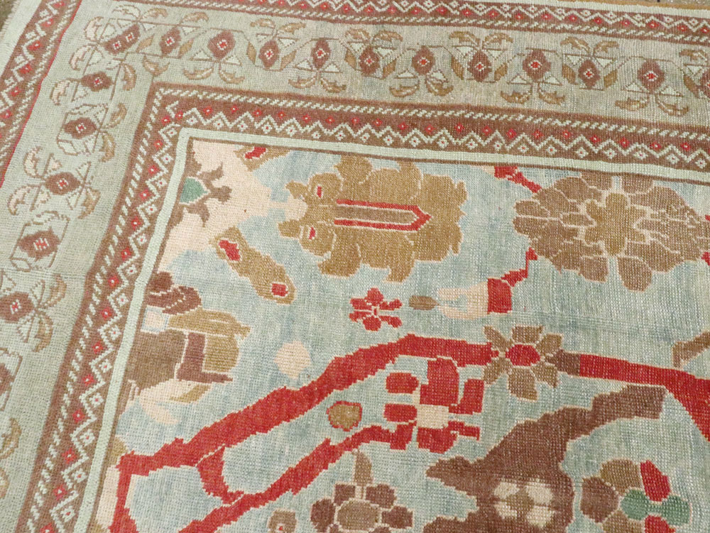 Modern Turkish Oushak Style Carpet, No.28341 - Gsblank
