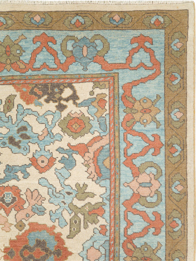 Modern Turkish Oushak Small Room Size Carpet, No.28343 - Gsblank