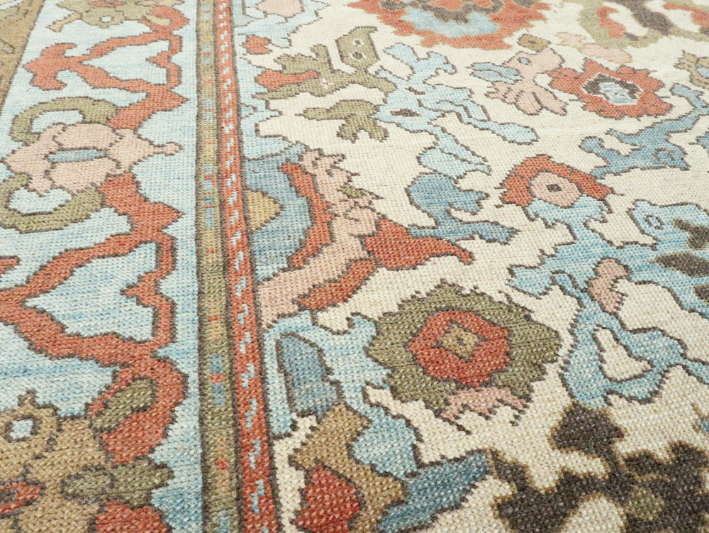 Modern Turkish Oushak Small Room Size Carpet, No.28343 - Gsblank