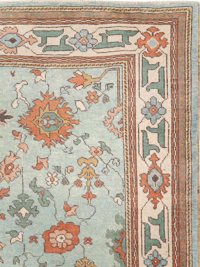 Contemporary Turkish Oushak Carpet, No.28344 - Gsblank