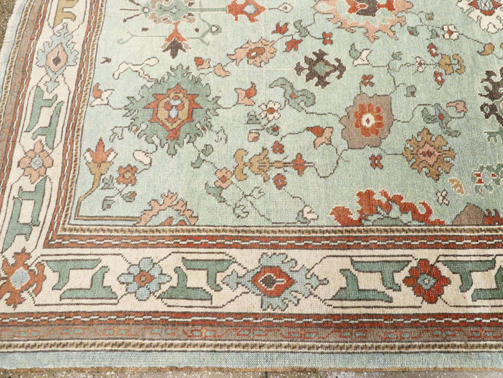 Contemporary Turkish Oushak Carpet, No.28344 - Gsblank