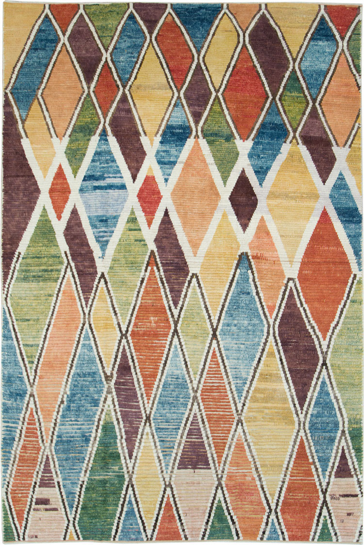 Modern Turkish Tulu Room Size Carpet, No.28353 - Gsblank