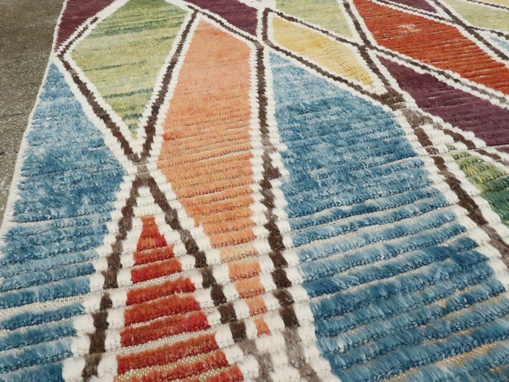 Modern Turkish Tulu Room Size Carpet, No.28353 - Gsblank