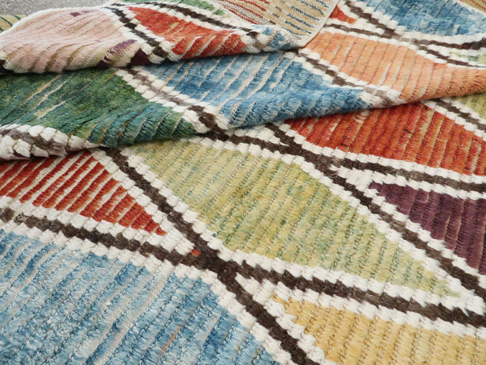 Modern Turkish Tulu Room Size Carpet, No.28353 - Gsblank