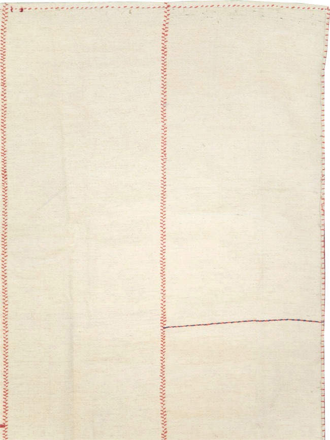 Contemporary Persian Flatweave Kilim Accent Rug, No.28376 - Gsblank