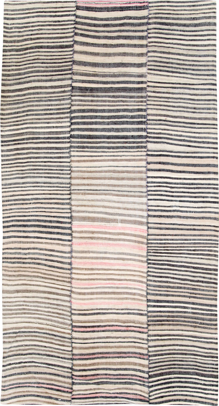 Vintage Persian Flatweave Kilim Rug, No.28380 - Gsblank