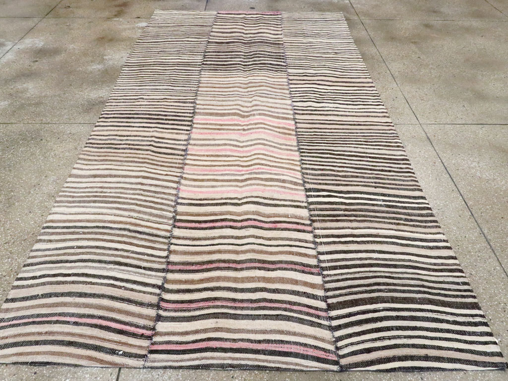 Vintage Persian Flatweave Kilim Rug, No.28380 - Gsblank