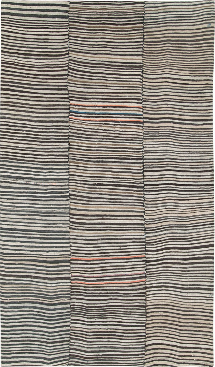 Vintage Persian Flatweave Kilim Rug, No.28384 - Gsblank