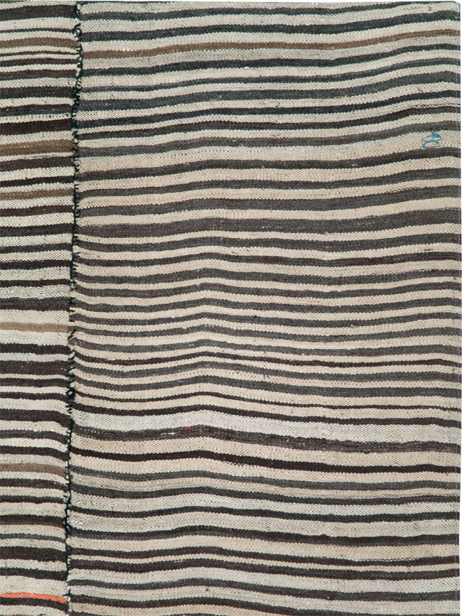 Vintage Persian Flatweave Kilim Rug, No.28384 - Gsblank