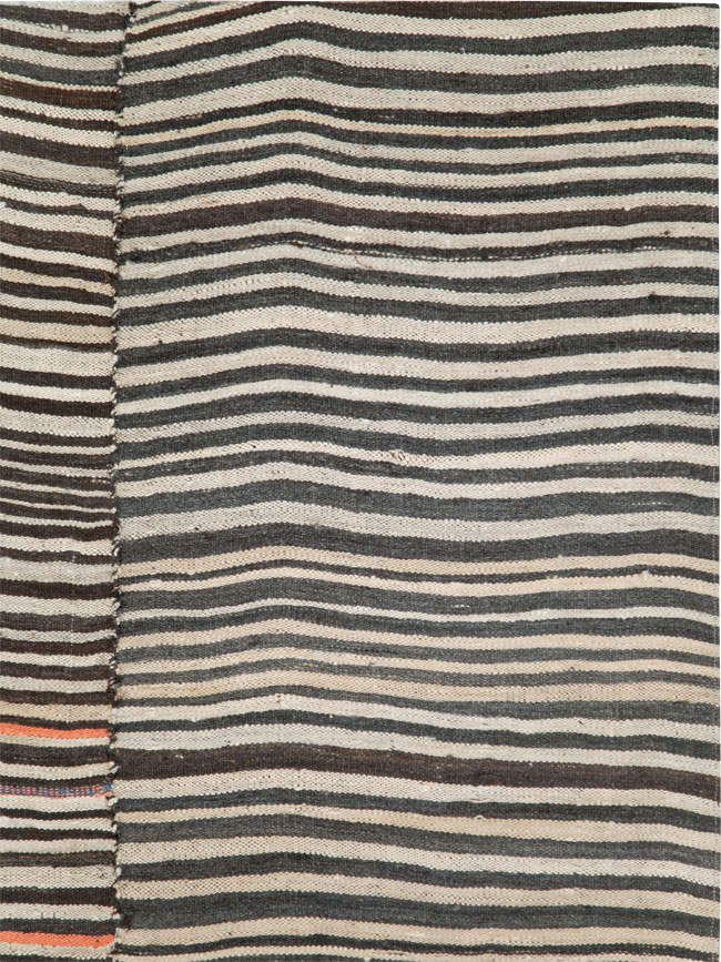 Vintage Persian Flatweave Kilim Rug, No.28384 - Gsblank