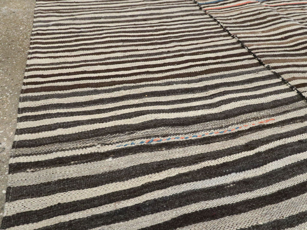 Vintage Persian Flatweave Kilim Rug, No.28384 - Gsblank