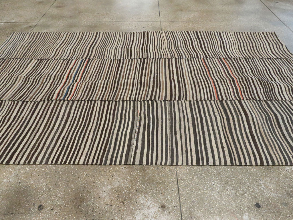 Vintage Persian Flatweave Kilim Rug, No.28384 - Gsblank