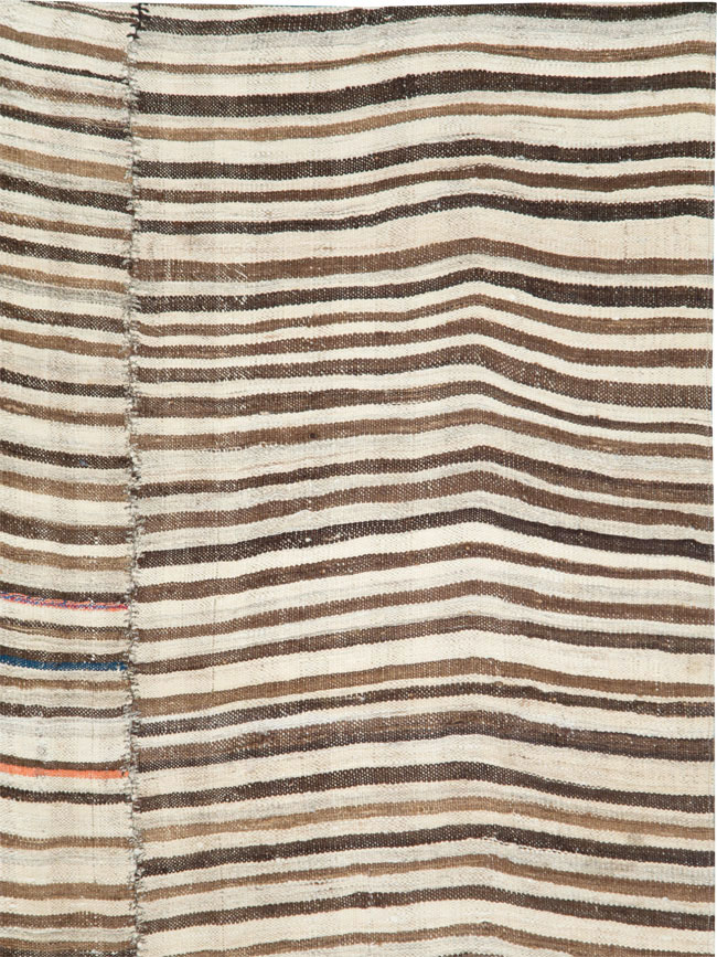 Vintage Persian Flatweave Kilim , No.28389 - Gsblank