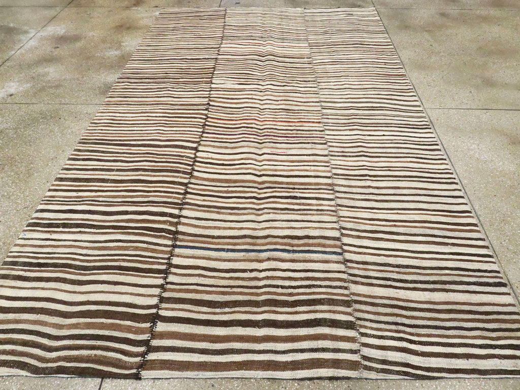 Vintage Persian Flatweave Kilim , No.28389 - Gsblank