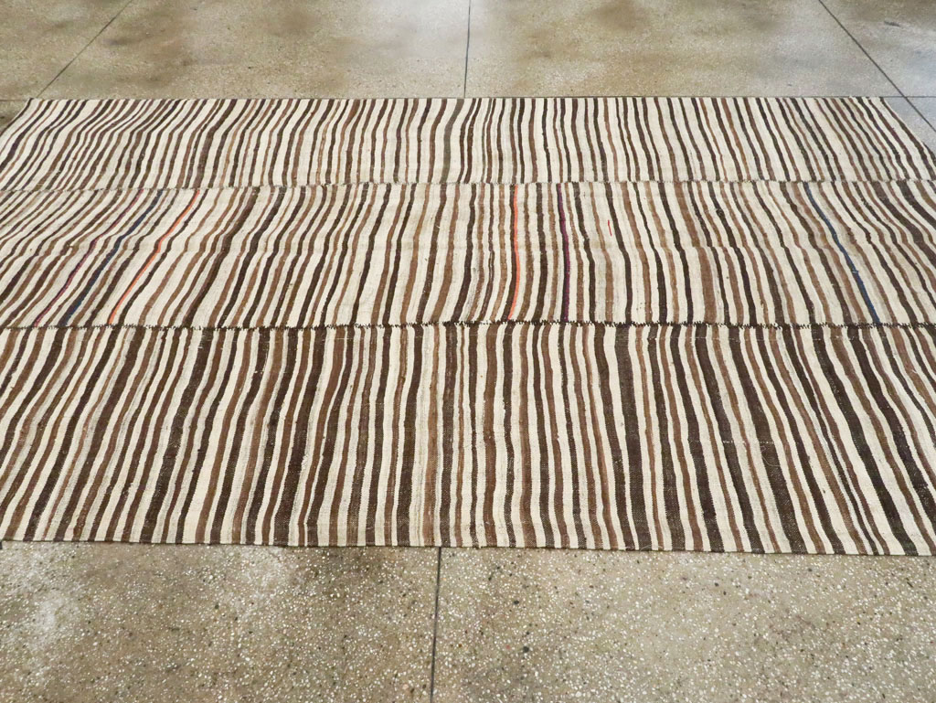 Vintage Persian Flatweave Kilim , No.28389 - Gsblank