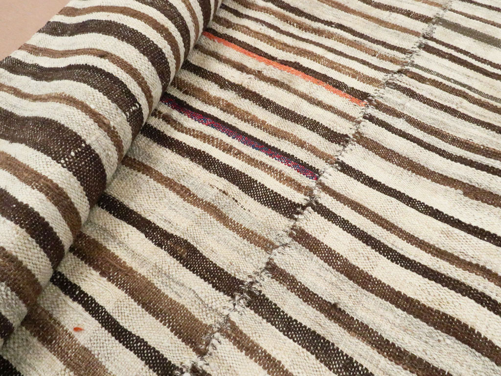 Vintage Persian Flatweave Kilim , No.28389 - Gsblank
