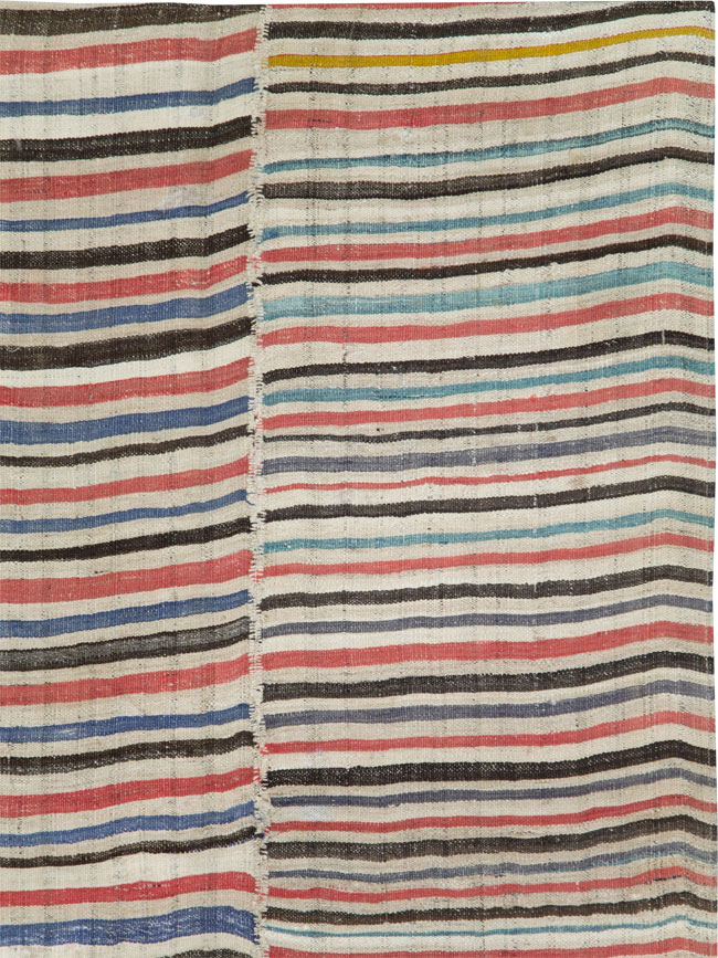 Vintage Persian Flatweave Kilim , No.28392 - Gsblank