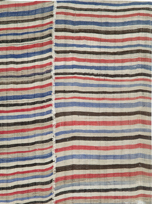 Vintage Persian Flatweave Kilim , No.28392 - Gsblank