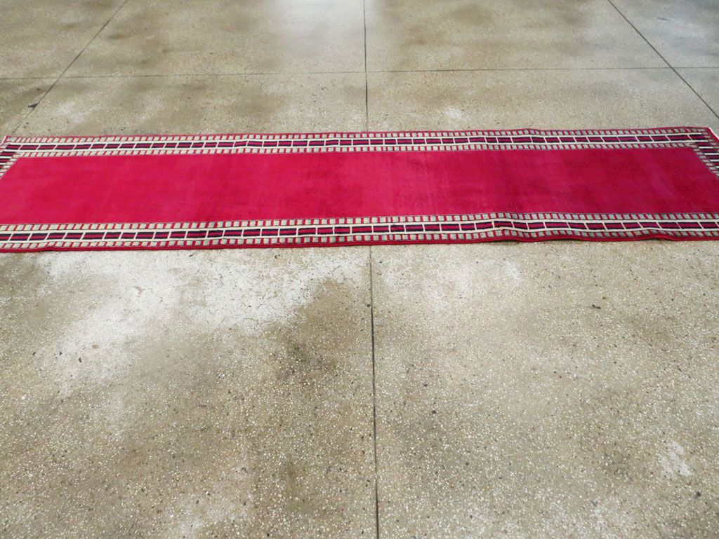 Vintage Persian Mashad Runner (Pair: 1 of 2), No.28424 - Gsblank