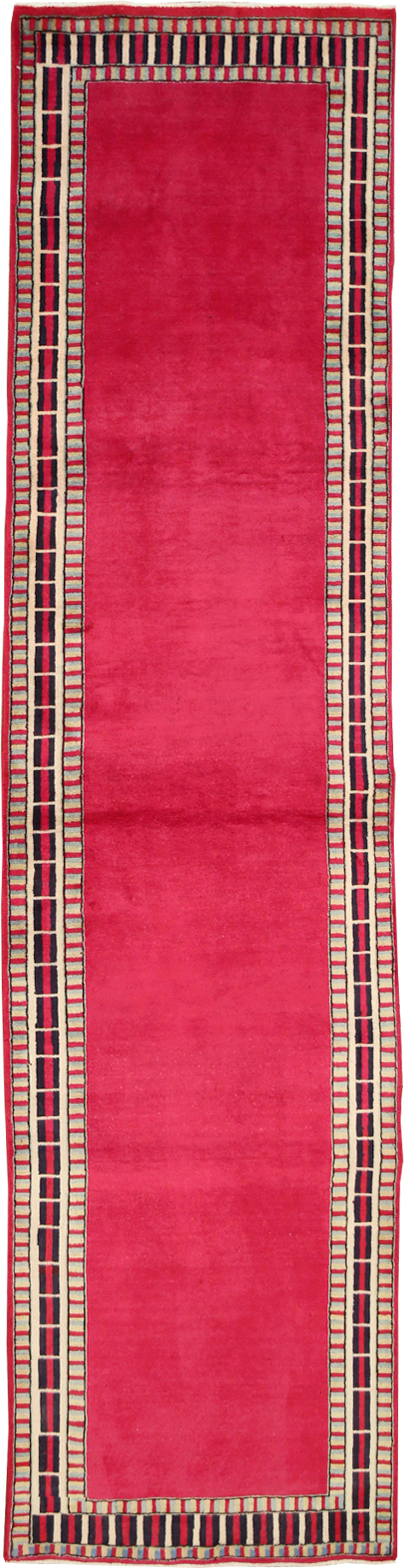 Vintage Persian Mashad Runner (Pair: 2 of 2), No.28425 - Gsblank