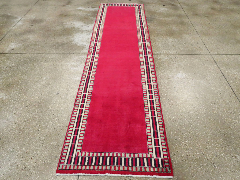 Vintage Persian Mashad Runner (Pair: 2 of 2), No.28425 - Gsblank