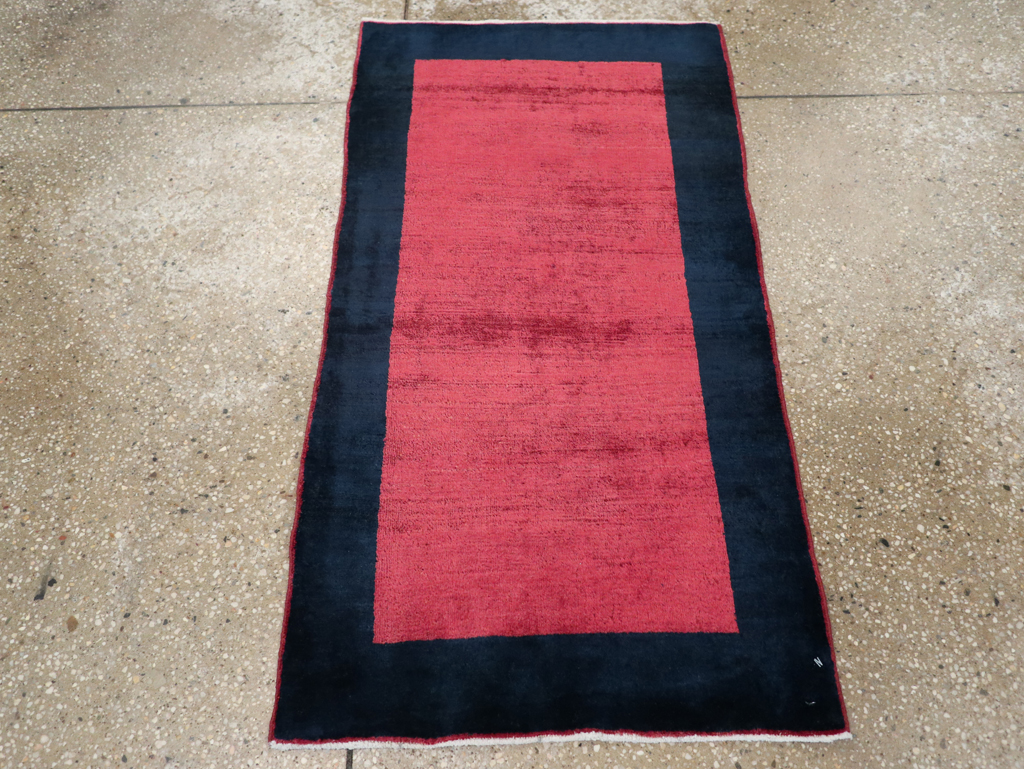 Vintage Persian Mahal Rug, No.28430 - Gsblank