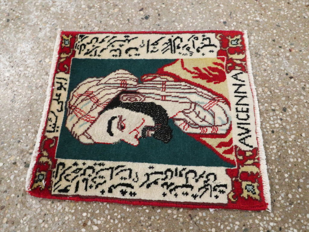 Persian Tabriz Pictorial Rug (Pair: 2 of 2), No.28441 - Gsblank