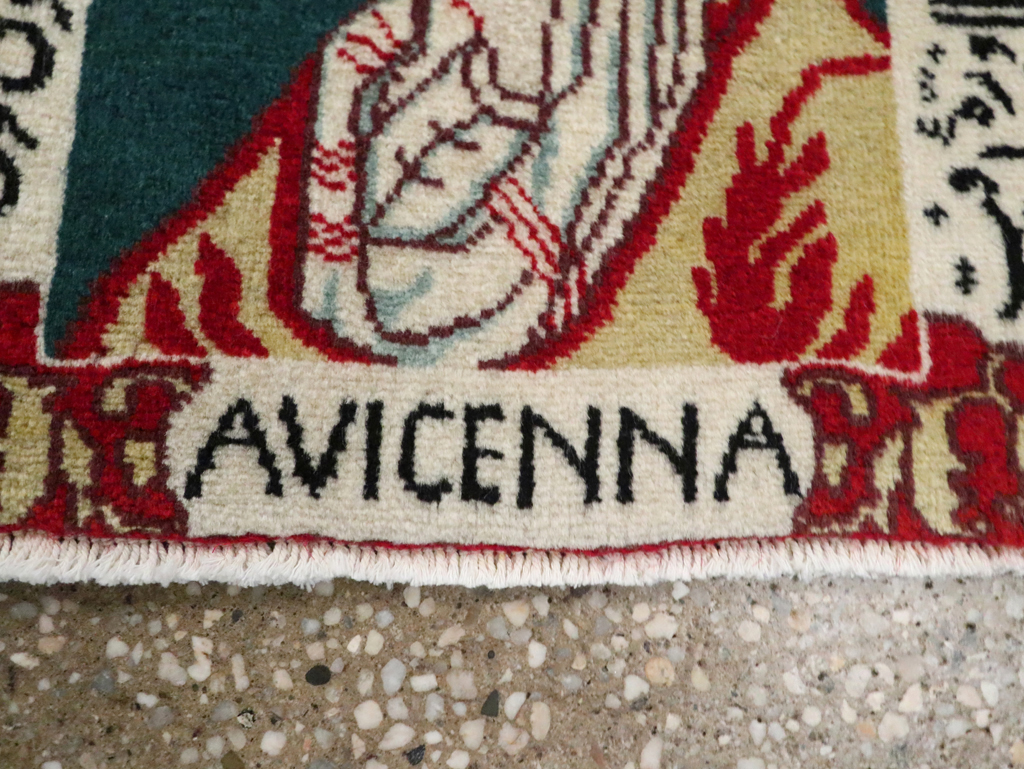 Persian Tabriz Pictorial Rug (Pair: 2 of 2), No.28441 - Gsblank