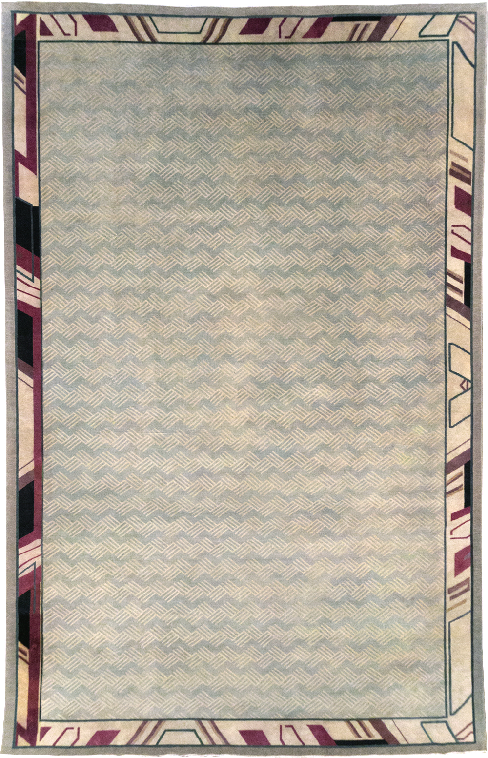 Antique Indian Art Deco Style Large Carpet, No.28449 - Gsblank