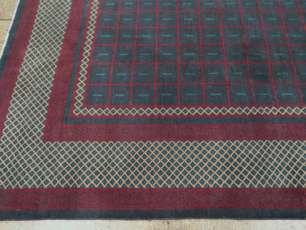 Vintage Indian Lahore Room Size Carpet, No.28450 - Gsblank