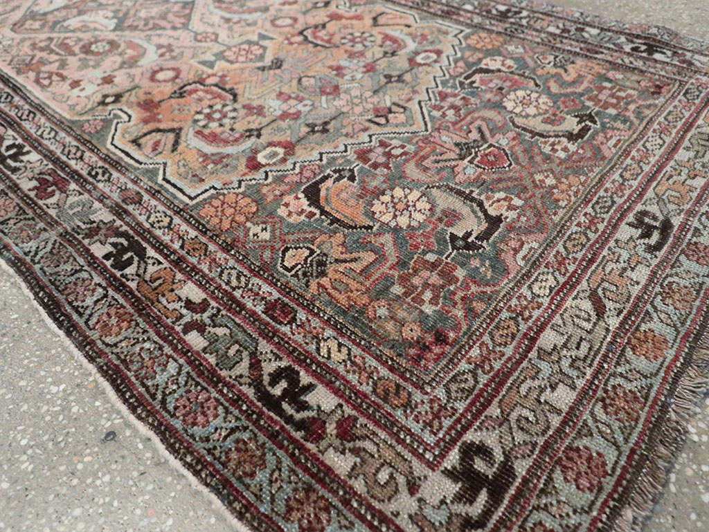 Antique Persian Bidjar Long Runner, No.28463 - Gsblank