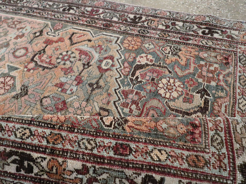 Antique Persian Bidjar Long Runner, No.28463 - Gsblank