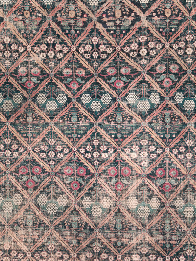 19th Century Antique Persian Joshegan Pictorial Large Carpet, No.28464 - Gsblank