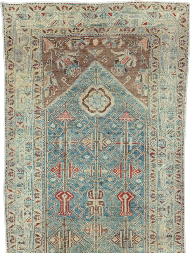 Vintage Persian Malayer Long Runner, No.28468 - Gsblank