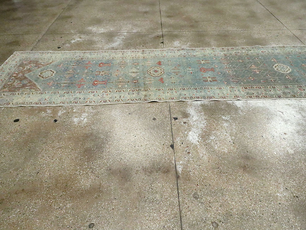 Vintage Persian Malayer Long Runner, No.28468 - Gsblank