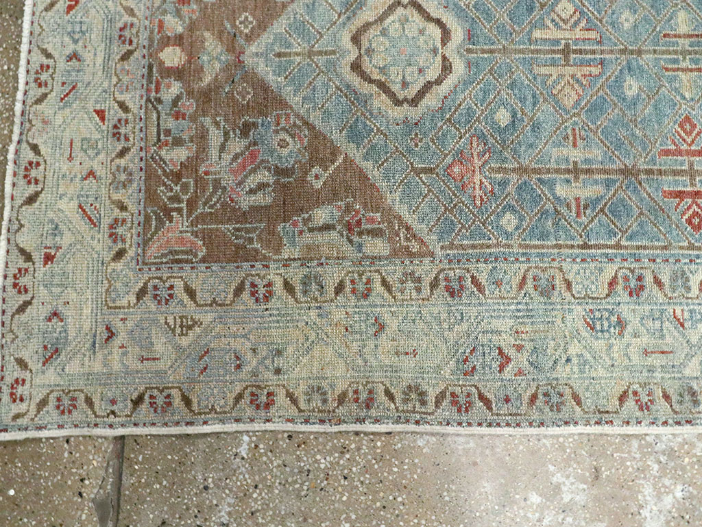 Vintage Persian Malayer Long Runner, No.28468 - Gsblank